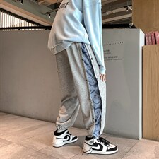 夏季韩版潮流排扣百搭宽松抽绳束脚休闲裤港风潮牌卫裤K996-P35，男装休闲裤，星座512-4