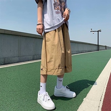 L夏季韩版潮流短裤中裤七分裤子日系ins宽松休闲裤男K724-P25，男装休闲裤，星座512-2