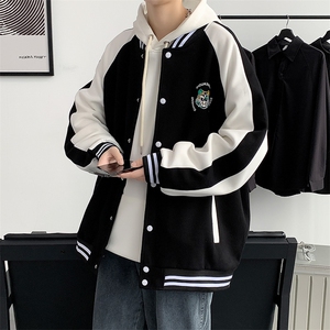 2023春装新品男士青少年休闲开衫夹克印花棒球服时尚外套 968-P60图片