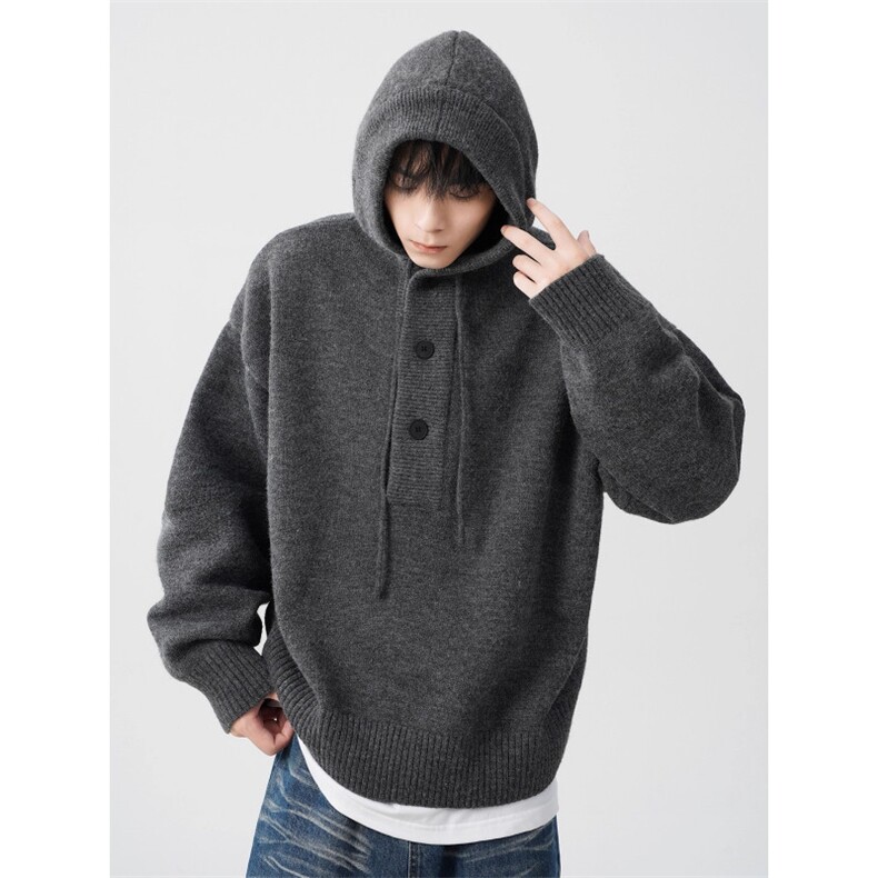 1506/QL1050/P58美式男女秋冬潮牌高级感休闲针织衫宽松慵懒外套,男装针织衫/毛衣,星座1506