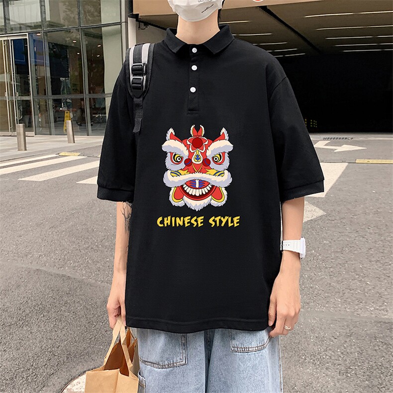PL57185-P35翻领短袖polo衫男大码胖子半袖t恤男有领保罗衫模特,男装Polo衫,电商A040