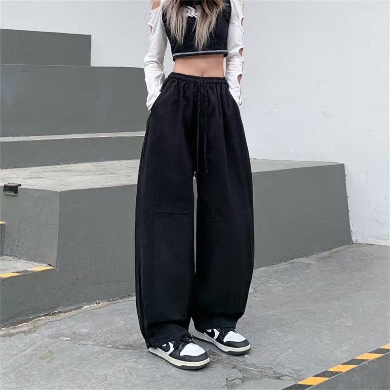 宽松阔腿工装裤女2026年新款高腰显瘦美式复古辣妹裤子CK10-P50,男装工装外套,星座1008-1