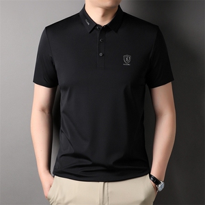 DW23199男式2023年夏季新款T恤男短袖商务时尚休闲体恤男装P65图片