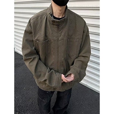 高质量夹克外套男士韩版潮流高街帅气2026春季ins上衣W6410-P92，男装夹克，星座412-2