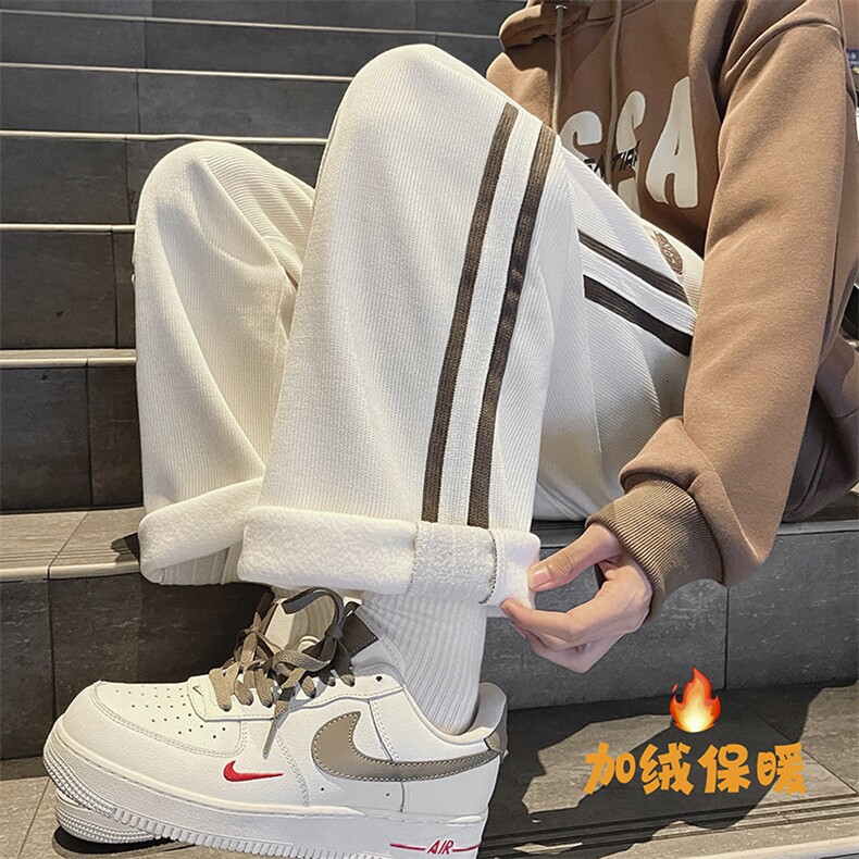 秋冬加绒加厚灯芯绒休闲裤KK375特P45加绒55,男装休闲裤,星座712
