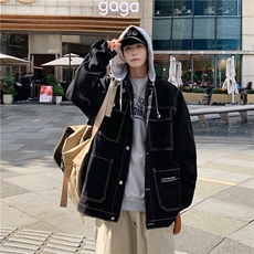 JK668J-P95-限价138M-5XL现货连帽加绒羊羔毛牛仔棉服cityboy，男装棉衣，星座116