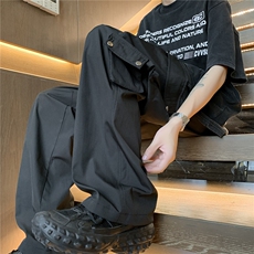 深度库存秋冬多口袋宽松工装裤美式机能休闲裤子男K10052-特P35，男装工装外套，电商A099