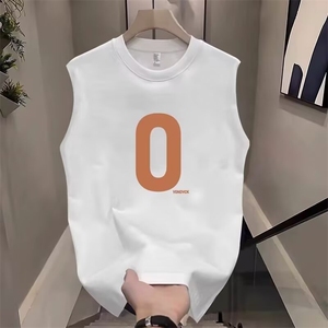 1506/QW13780/P29季新品青少年港风短袖流行简约百搭背心坎肩图片