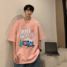 麂皮绒短袖t恤男大码半袖男JD82269-P25，男装T恤，电商A040