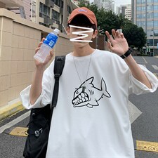 Q11041-P30春夏季七分袖t恤男大码五分袖男短袖中袖，男装T恤，电商A040