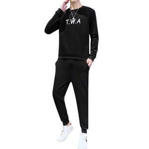 两件套男秋季宽松休闲款潮牌卫衣男士秋装运动服套装S803-P35图片