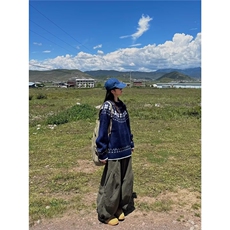 百搭简约气质时尚日系新款流行慵懒ins原宿文艺长袖毛衣潮流，男装针织衫/毛衣，星座506A