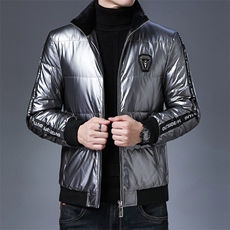 2023新款冬装羽绒服中青年男士加厚保暖防寒立领外套AJY8702-P265，男装羽绒服，电商B212（原钱塘6029）