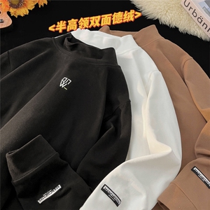 2024 冬季新款 港风摆拍大码半高领绣花德绒M-5X HT24869-特P25图片