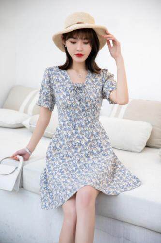 碎花连衣裙，现货，女装连衣裙，伊艺不舍