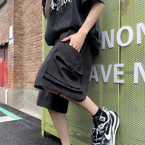 美式机能工装短裤男夏季薄款休闲大码五分裤 1001-1-DK43-P38图片