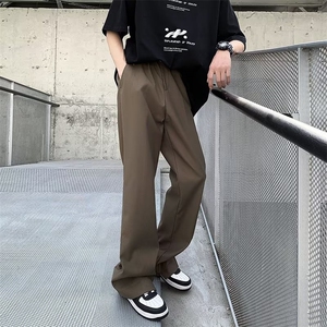 西裤男痞子帅气韩版潮流垂感高街2023春夏季新款ins长裤K3540-P41图片