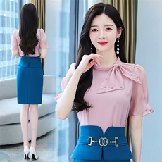 杭州真丝衬衫女长袖蝴蝶结2024年春季新款气质优雅桑蚕丝打底上衣，女装衬衫，火爆靓佳人