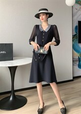 秋季新品连衣裙现货M-XXL，女装连衣裙，琴菲儿