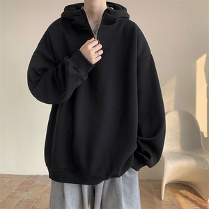 WY6602-特批45 加绒特批55 华棉复合牛奶丝大口袋大码连帽卫衣图片