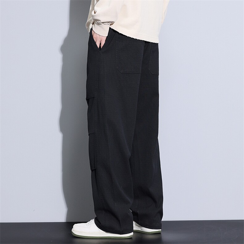 秋冬新款男士商务微阔腿裤青少年时尚潮流男装长裤CK9035-P48外贸,商品下架区,星座224-1