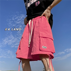 XZ612-K655-P45控59三色/夏季薄款沙滩裤速干裤彩色冰丝短裤9，男装牛仔裤，星座612