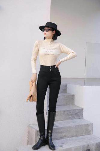 高腰加绒打底裤,女装打底裤,盛歌玛