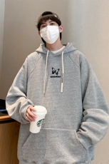 港风得物抖音直播品质连帽卫衣外套W5206P40加绒批50，女装短外套，电商C408(原B339-1)
