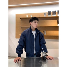 立领棉服男韩版潮流高街痞帅休闲百搭面包服廓形飞行员高级感外套，男装夹克，星座506A