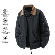 夹克男款解构弯刀短款外套廓形翻领棒球服JK02557-P70，男装夹克，星座308B-2
