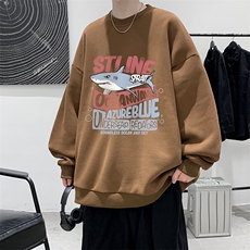 S6331-P28秋季圆领卫衣男大码韩版宽松长袖外套，男装卫衣，电商A040