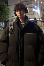 外景冬季港风加厚面包服男潮宽松百搭保暖棉衣立领外套MF9370/P90，男装棉衣，电商B316