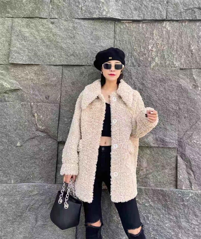 冬季新款皮毛一体外套，女装，跳跳虫