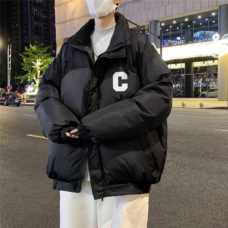 港风23新款冬季时尚百搭立领加厚情侣羽绒服外套YR228P195控258,男装羽绒服,电商A247