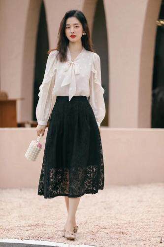 上衣+半裙，女装半身裙，慕尚依依