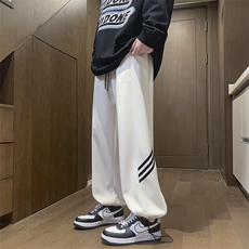 秋季新款男士华棉休闲裤宽松大码青年学生长裤K017*P45控68，男装休闲裤，星座227-2