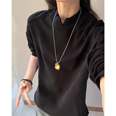【003】新款女半高领德绒保暖长袖内搭洋气T恤A079-T864-P28，男装T恤，电商A079