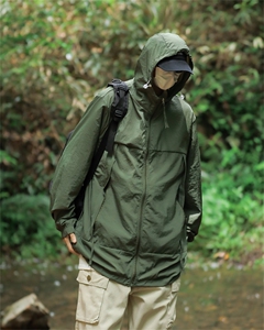 冰丝防晒衣男夏季薄款户外运动连帽冲锋外套防紫外线防晒服图片