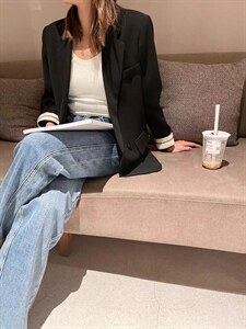 韩版西装图片