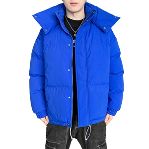 克莱因蓝冬季棉衣男加厚棉袄外套ins情侣款面包棉服M0761-P100图片