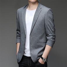 X22136-1钱塘2020-2春秋中年男士西服商务休闲百搭西装外套P142，男装西服，钱塘207-2