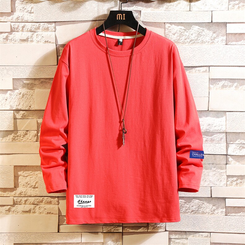 TX3062-P25纯长袖t恤男大码圆领打底衫体恤上衣服,男装T恤,电商A040A