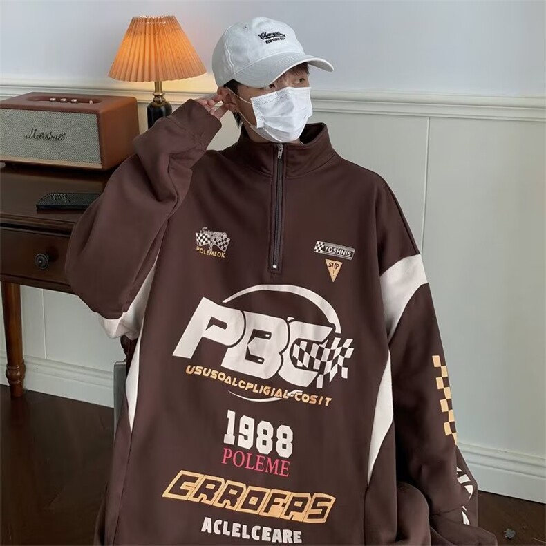 男秋季2022新款长袖夹克外套机车服W33P43,男装夹克,星座1116-2