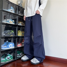 秋季新款潮流字母刺绣设计百搭宽松休闲裤B315-K25472-特p35控68，男装休闲裤，电商B315