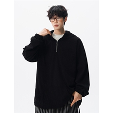 【现货】WY5520-P45特控78大码高克重连帽拉链套头卫衣外套，女装短外套，电商D232