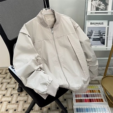 飞行员夹克男士春秋季2024新款美式潮牌宽松棒球服外套W5965-P60，男装夹克，星座412-3