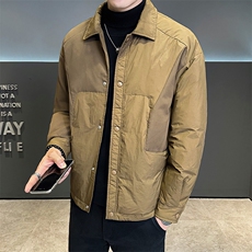 有报告新标90绒冬季羽绒服轻薄加厚外套A313-66522-P245，男装羽绒服，电商A313