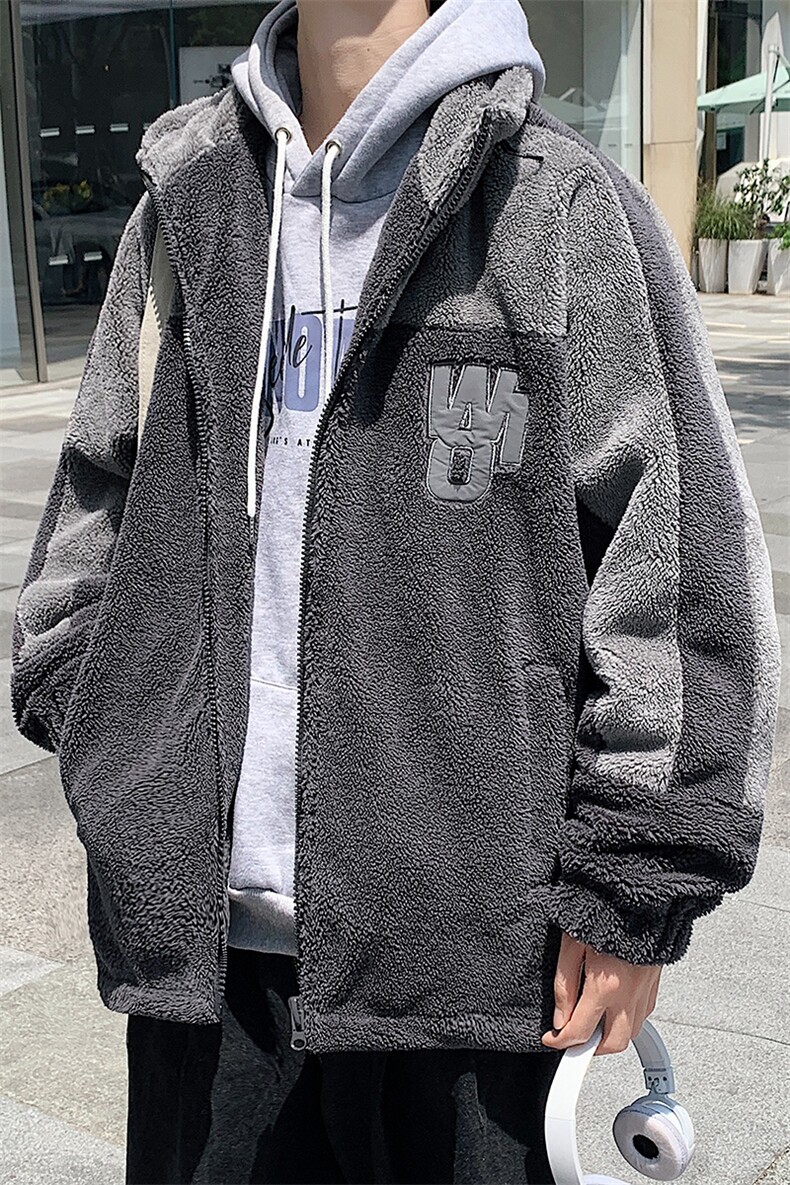 冬季学生加绒加厚羊羔绒棉衣休闲棉服外套男士8853-P115控价138,男装棉衣,电商A441-1
