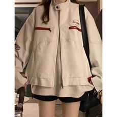 W9417-P70网图现货美式pu皮外套潮牌欧美机车服夹克高级感皮衣，男装夹克，星座1608-2