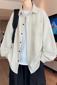 春秋季衬衫新款宽松休闲男女同款衬衣XZ102B-1-CS2563P47图片